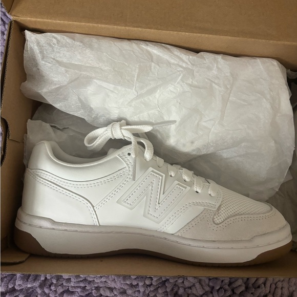 NIB white/grey reflective 480 new balances size 6.5 ! - Picture 5 of 7